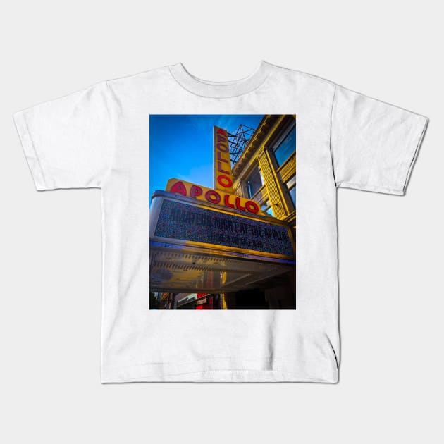 Apollo Theater Harlem Manhattan NYC Kids T-Shirt by eleonoraingrid